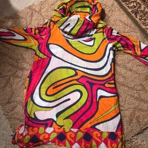 🍭GRETCHEN SCOTT, LIGHT TUNIC TYPE TURTLENECK Sz-S